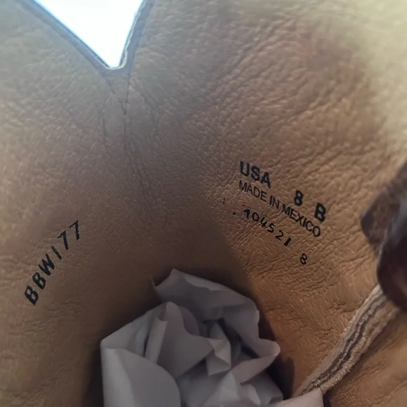 Shyanne Women’s Western Boots Size 8B Brown Leather Embroidered Cowboy Boots - Picture 6 of 8